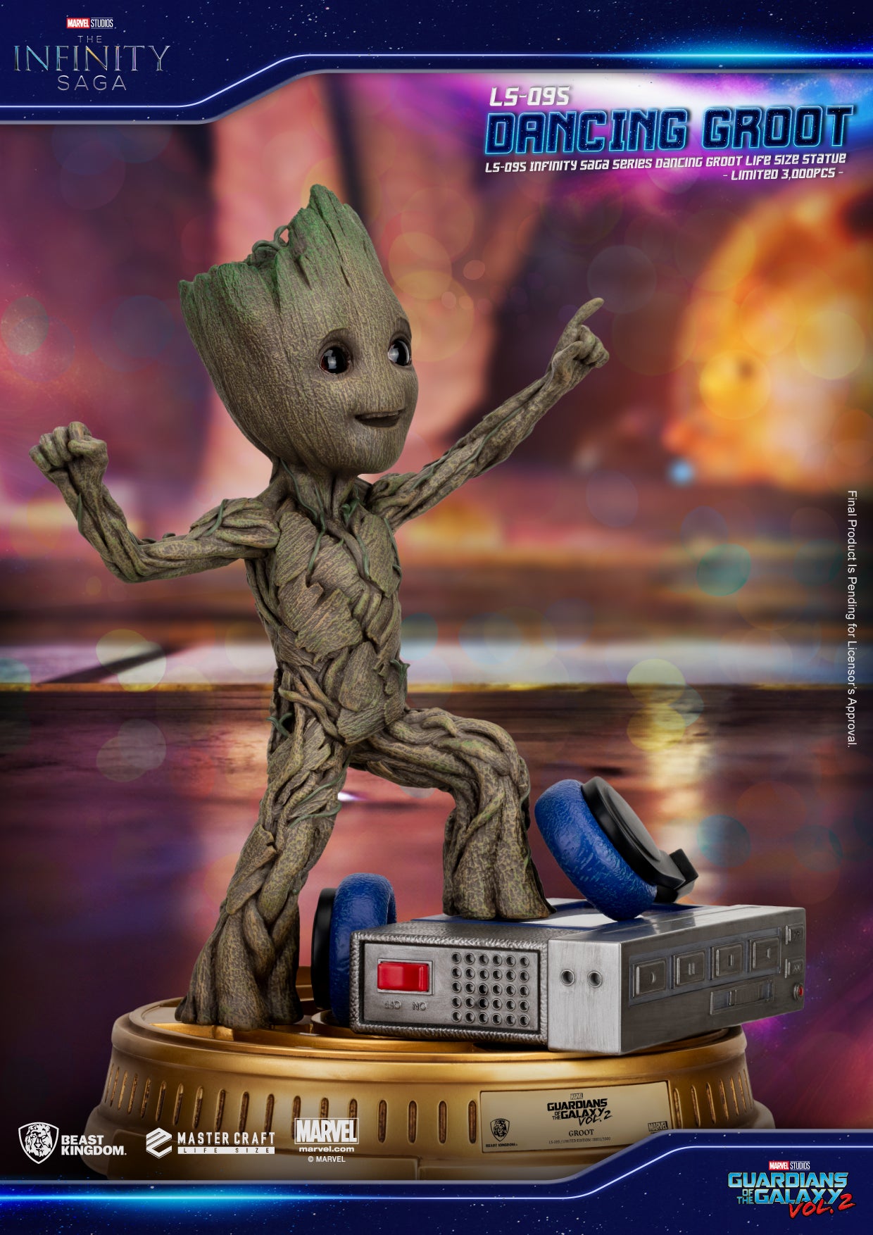 INFINITY SAGA SER LS-095 DANCING GROOT LIFE SIZE STATUE