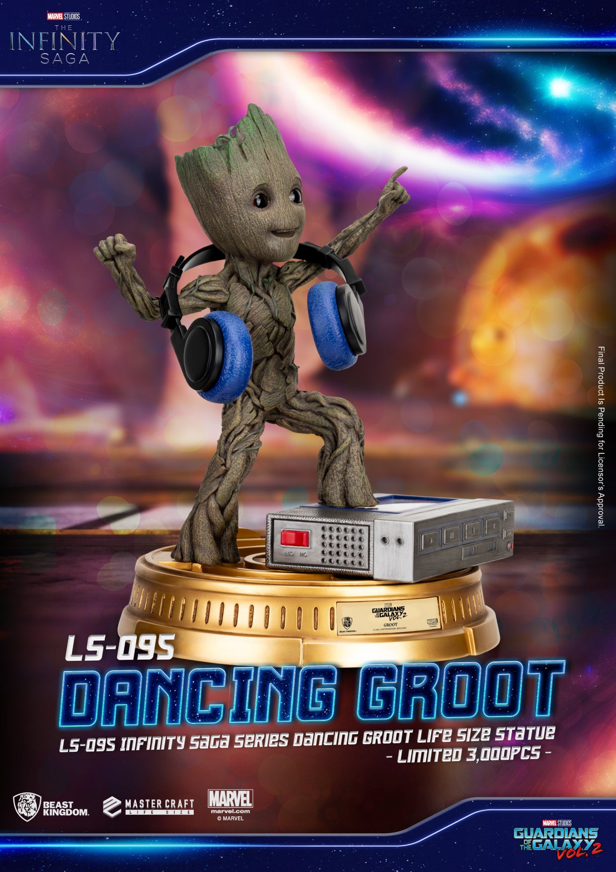 INFINITY SAGA SER LS-095 DANCING GROOT LIFE SIZE STATUE