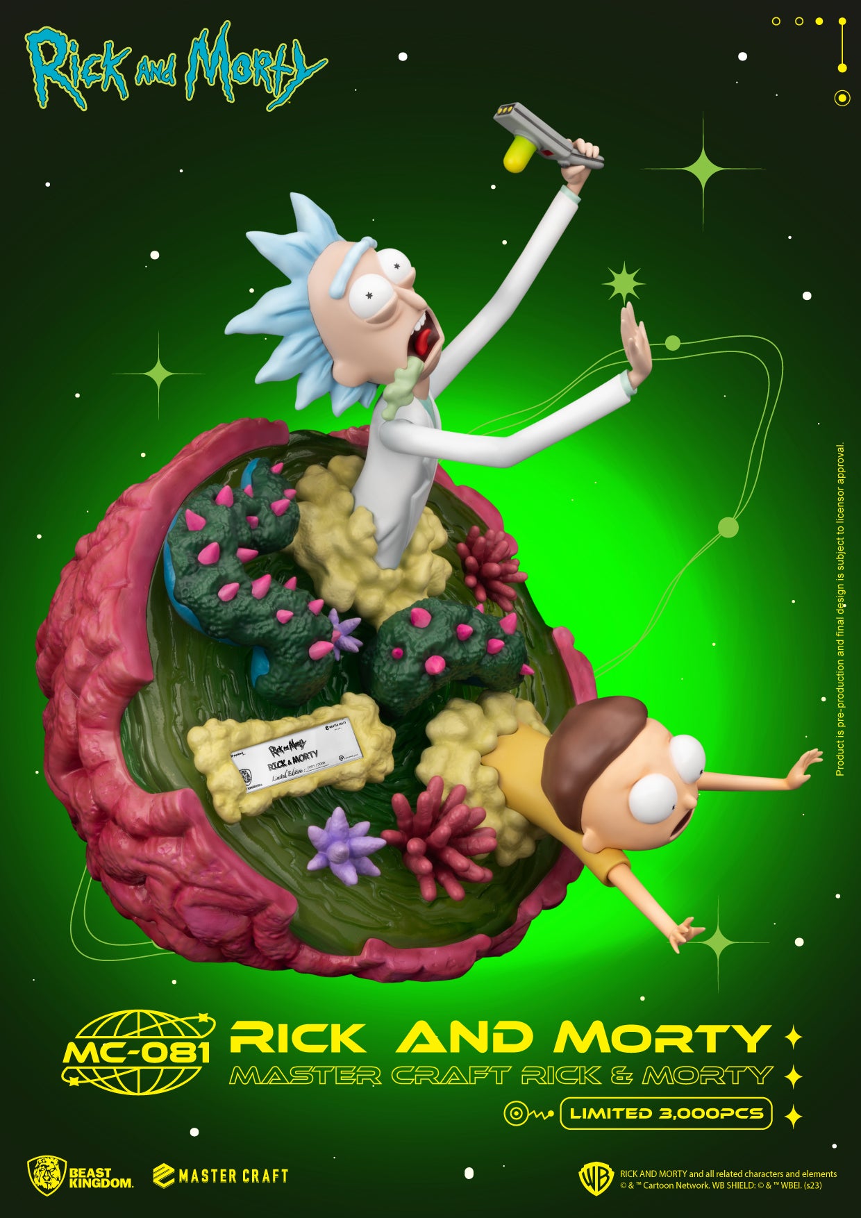 RICK & MORTY MC-081 MASTER CRAFT STATUE