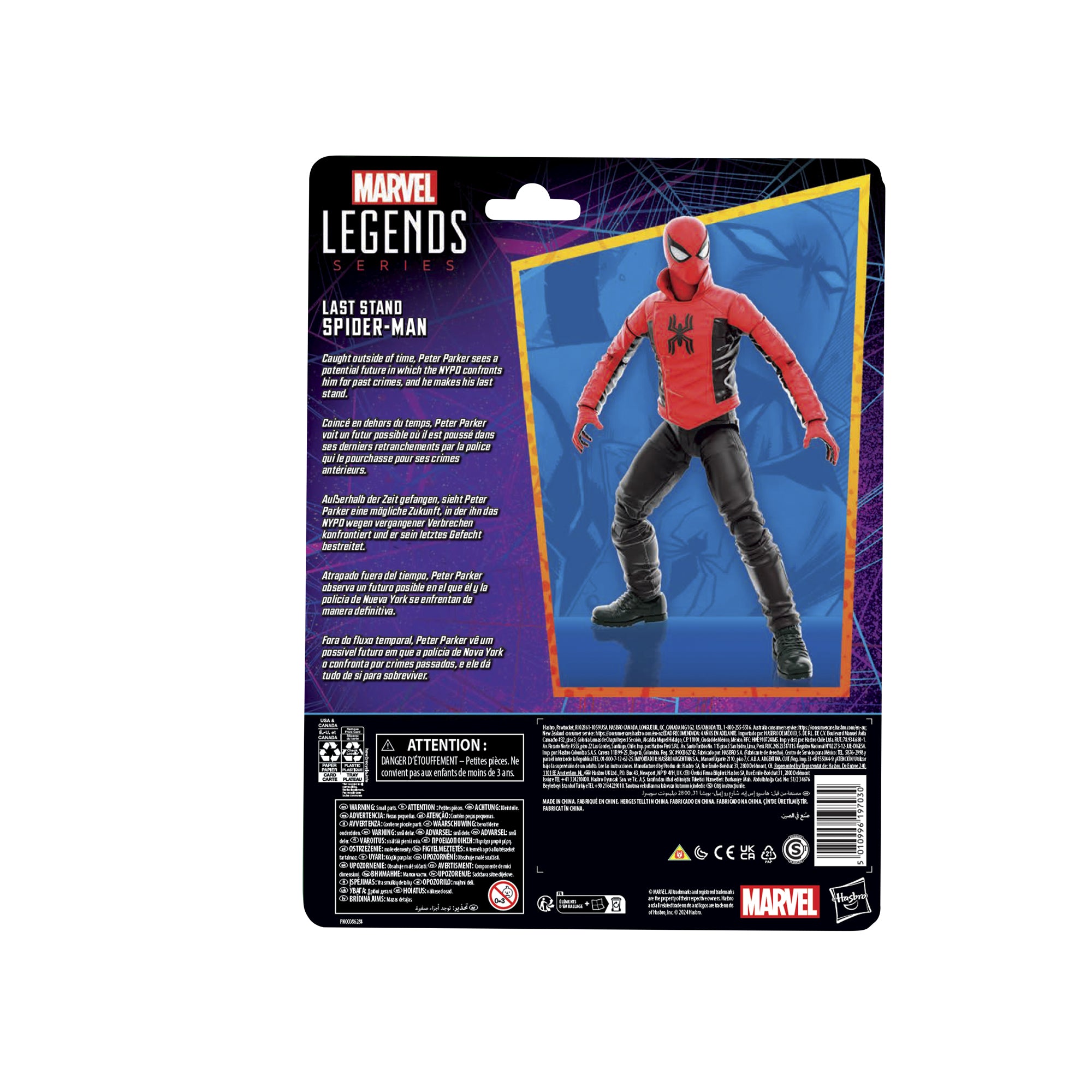 SPIDER-MAN LEGENDS RETRO LAST STAND SPIDEY 6IN AF (NET