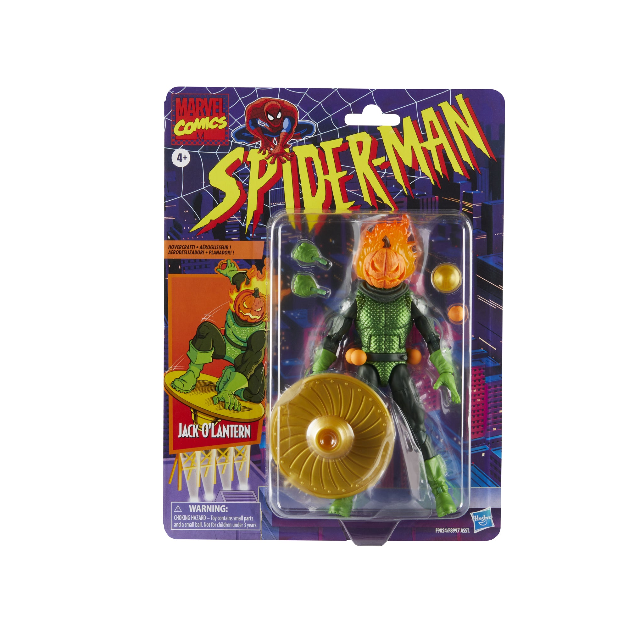 SPIDER-MAN LEGENDS RETRO JACK O LANTERN 6IN AF