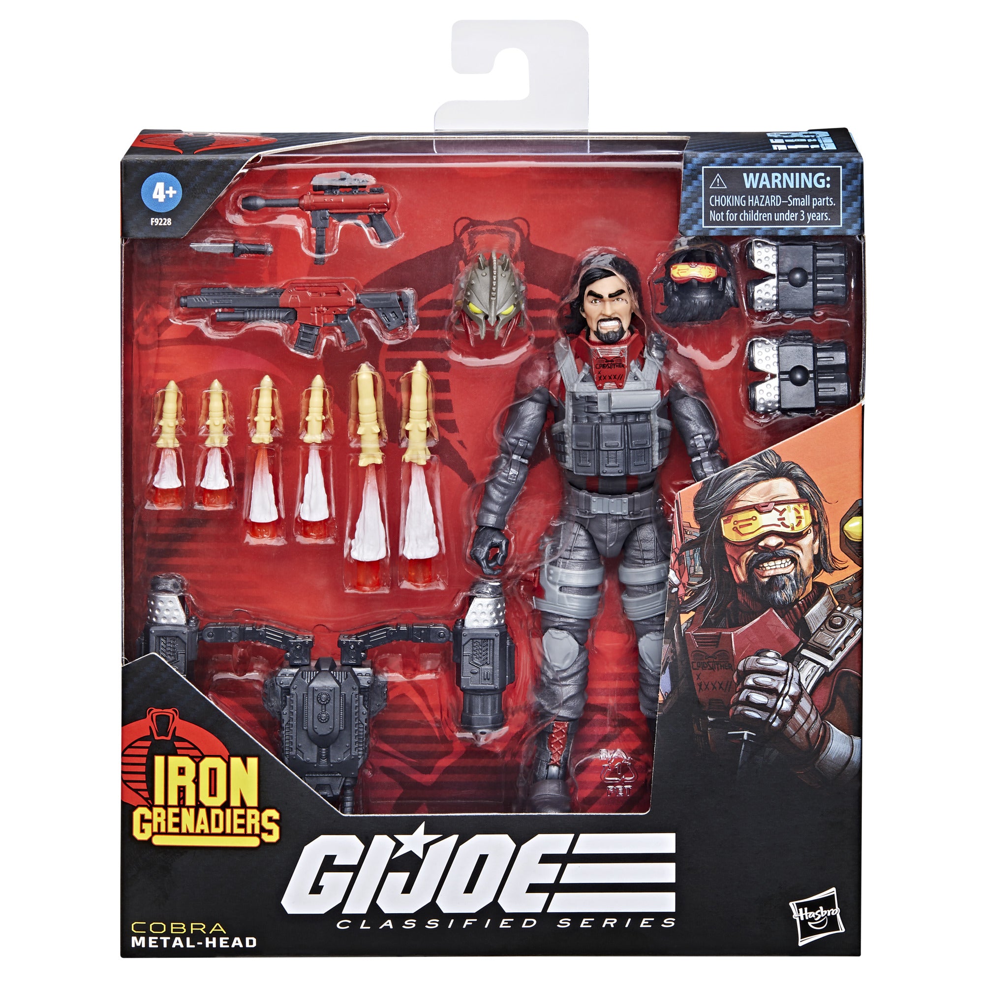 GI JOE CLASSIFIED SERIES 6IN METAL-HEAD DLX AF