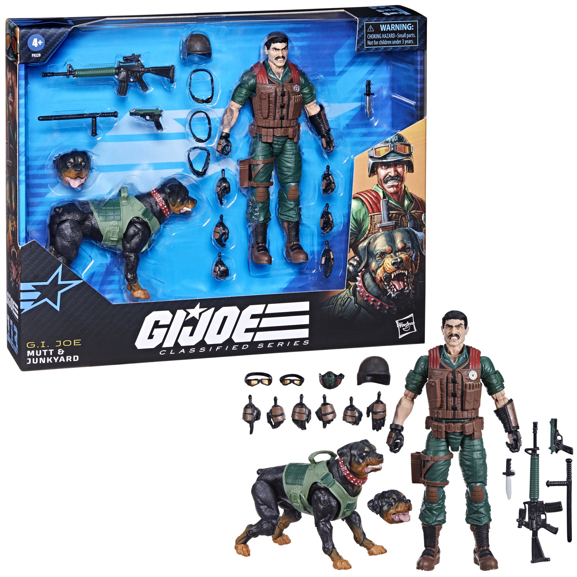 GI JOE CLASSIFIED SERIES 6IN MUTT & JUNKYARD DLX AF