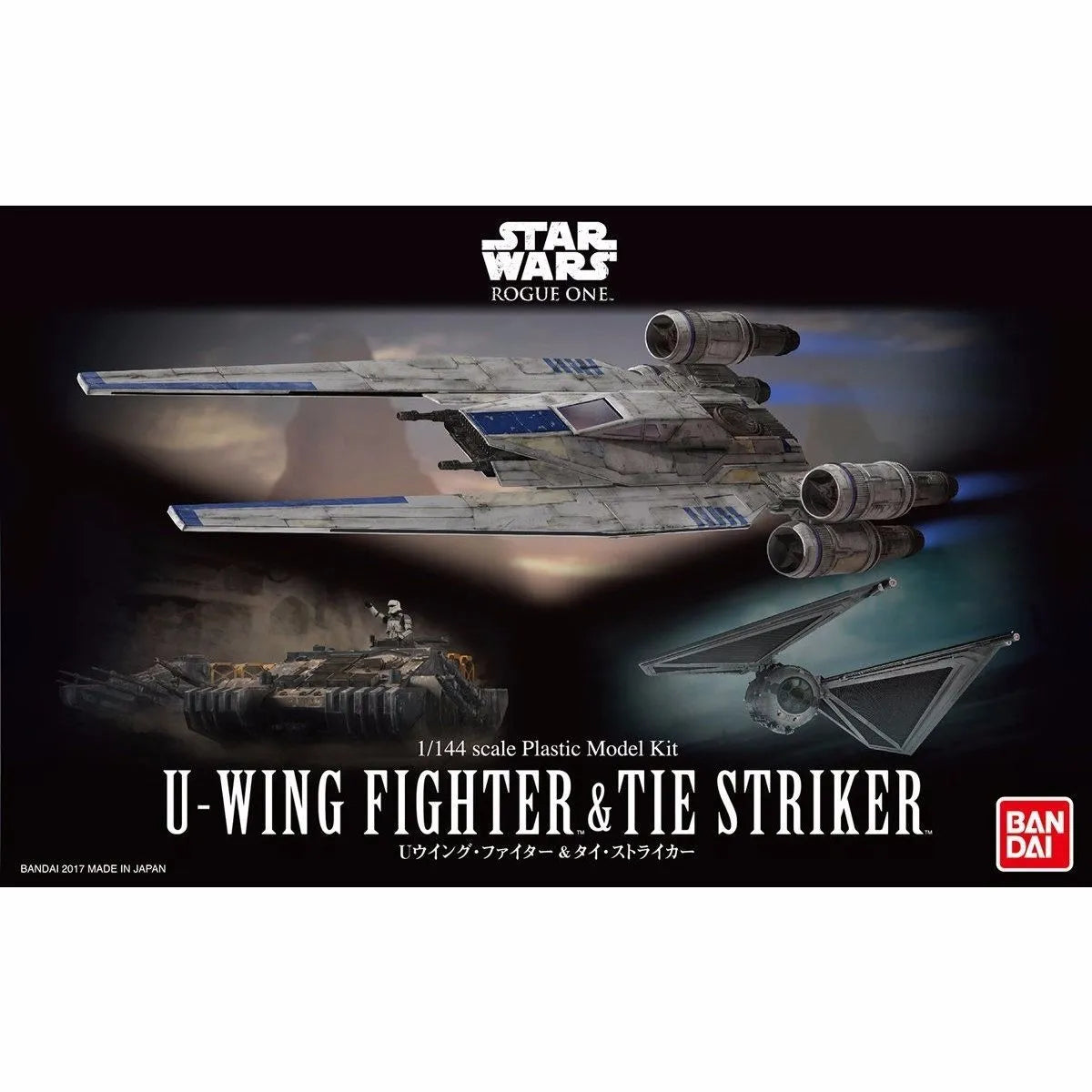 BANDAI Hobby 1/144 U-Wing Fighter & TIE Striker