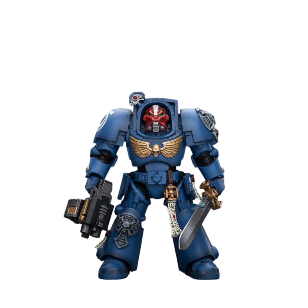 Joy Toy Ultramarines Terminator Squad Sergeant with Power Sword and Teleport Homer