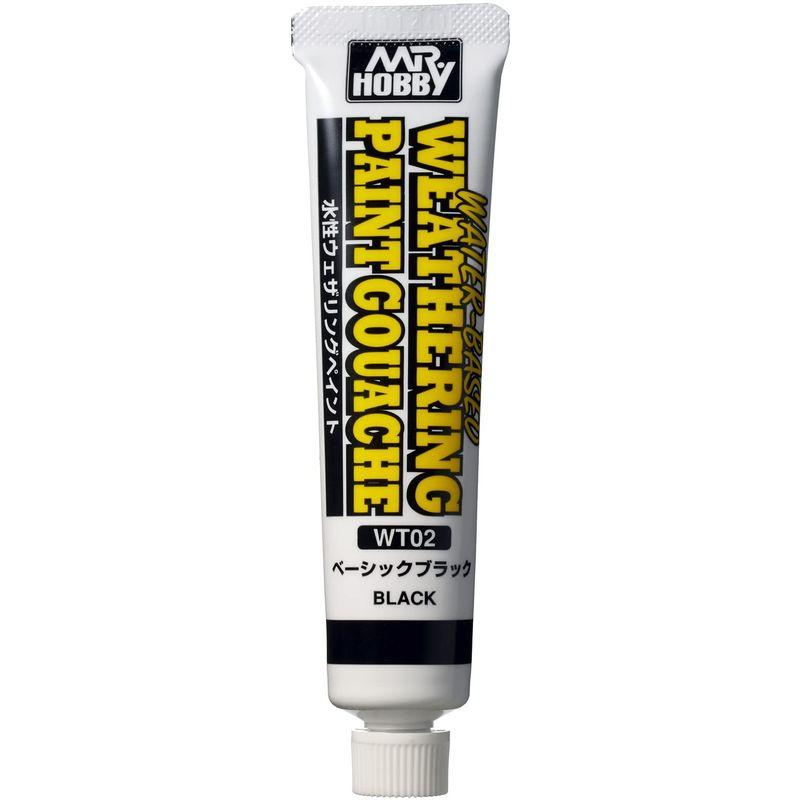 Mr Hobby WATER BASED WEATHERING PAINT GOUACHE BLACK