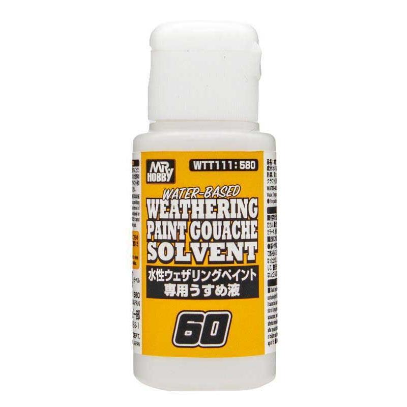 Mr Hobby WATER BASED WEATHERING PAINT GOUACHE SOLVENT