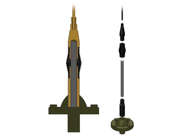 Adlers Nest 1/35 WWII US Army Antenna Base and Cap AS-3916 US