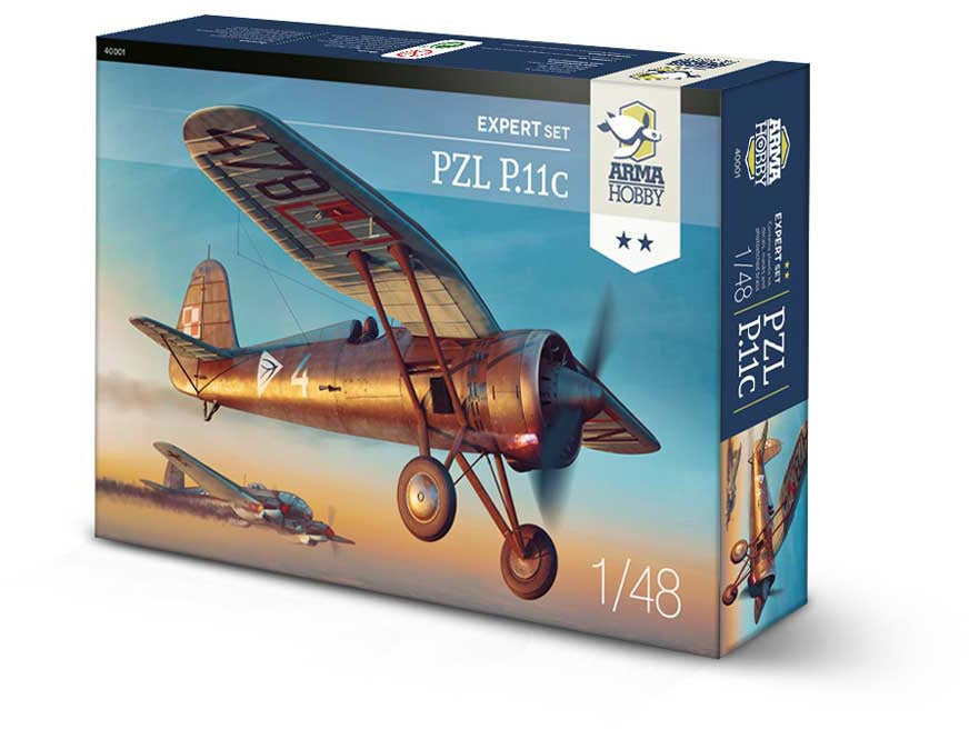 Arma Hobby 1/48 PZL P.11c Aircraft Expert Set