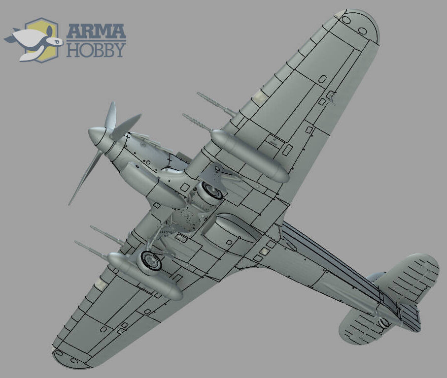 Arma Hobby 1/48 Hurricane Mk IIc