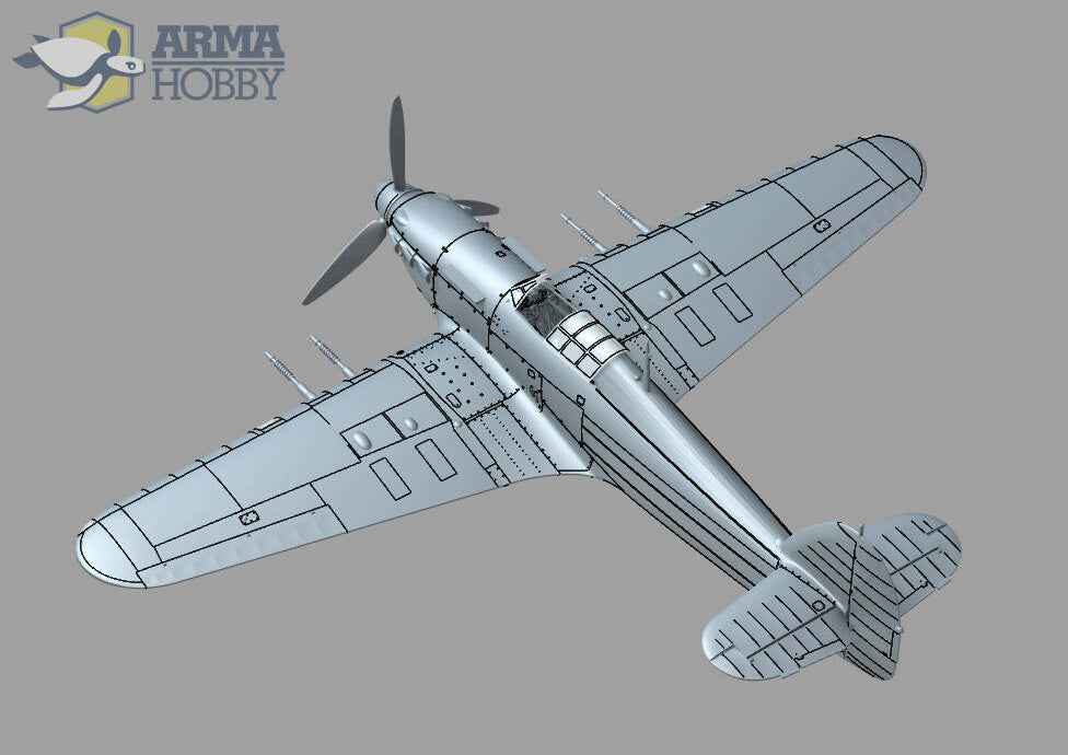 Arma Hobby 1/48 Hurricane Mk IIc