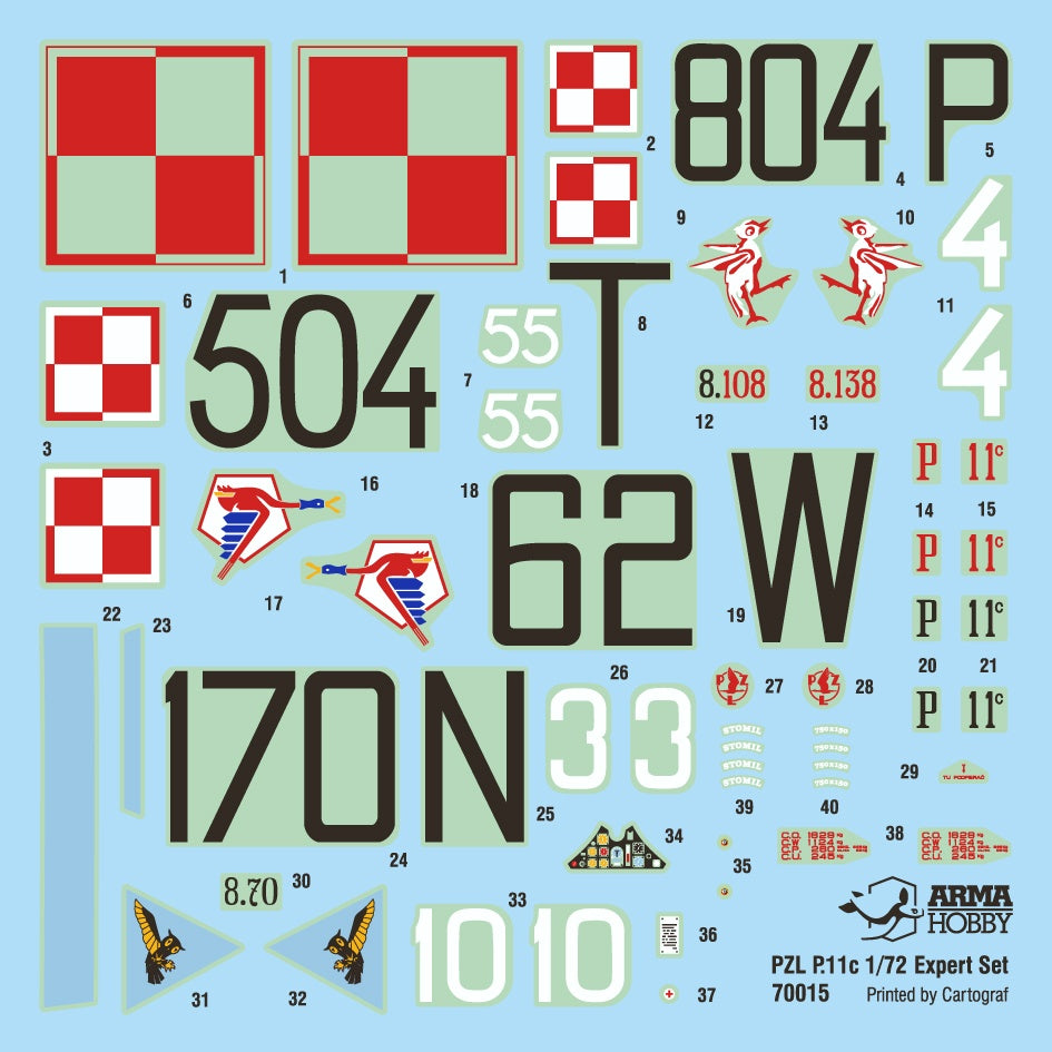 Arma Hobby 1/72 PZL P.11c Expert Set