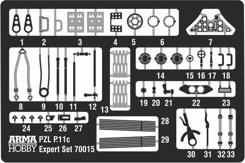 Arma Hobby 1/72 PZL P.11c Expert Set