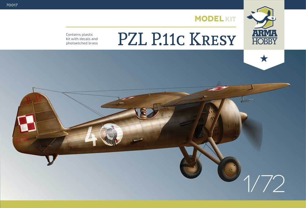 Arma Hobby 1/72 PZL P.11c 'Kresy' Model Kit