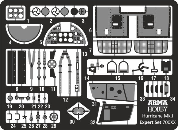 Arma Hobby 1/72 Hurricane Mk I Expert Set