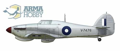 Arma Hobby 1/72 Hurricane Mk I Trop Model Kit