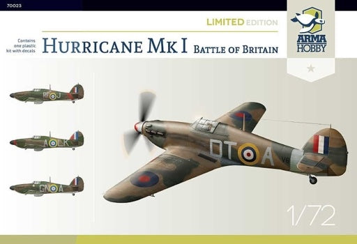 Arma Hobby 1/72 Hurricane Mk I - Battle of Britain - Limited Edition