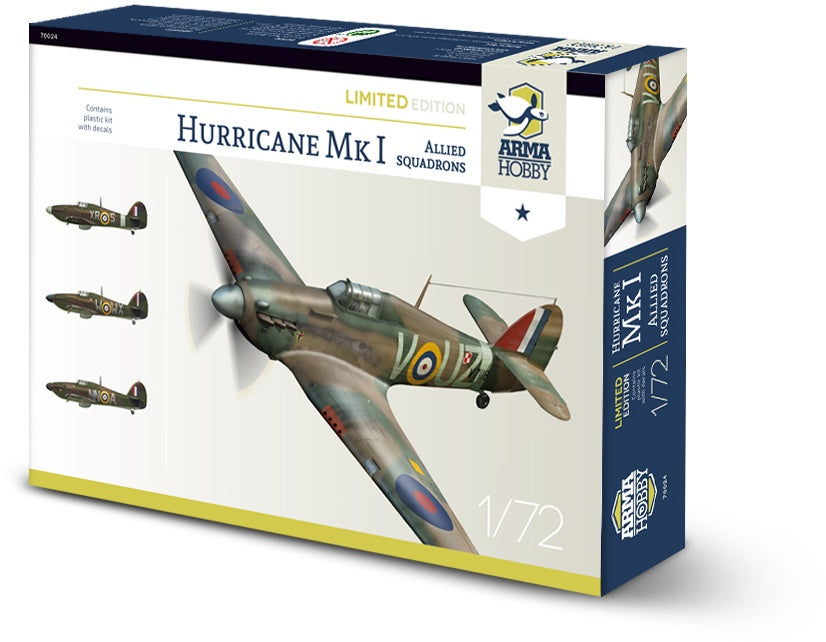 Arma Hobby 1/72 Hurricane Mk I Allied Squadrons Limited Edition