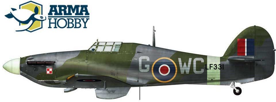 Arma Hobby 1/72 Hurricane Mk IIc Model Kit