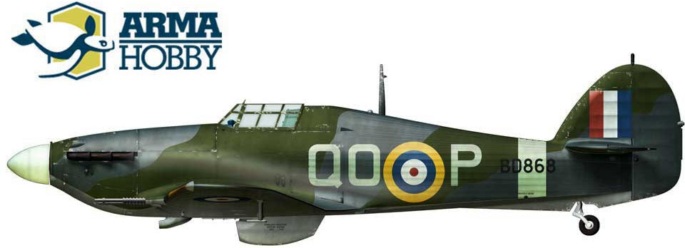 Arma Hobby 1/72 Hurricane Mk IIc Model Kit