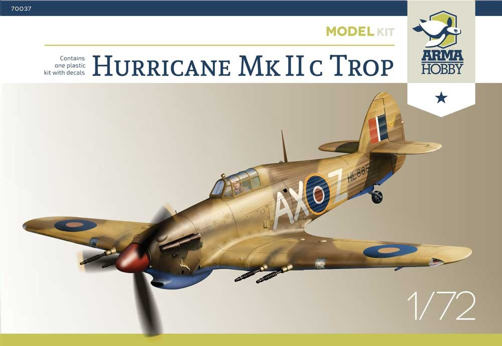 Arma Hobby 1/72 Hurricane Mk IIc Trop Model Kit