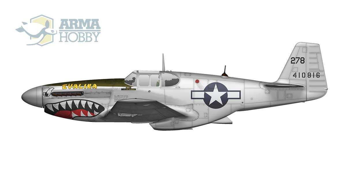 Arma Hobby 1/72 P-51 B/C Mustang Expert Set