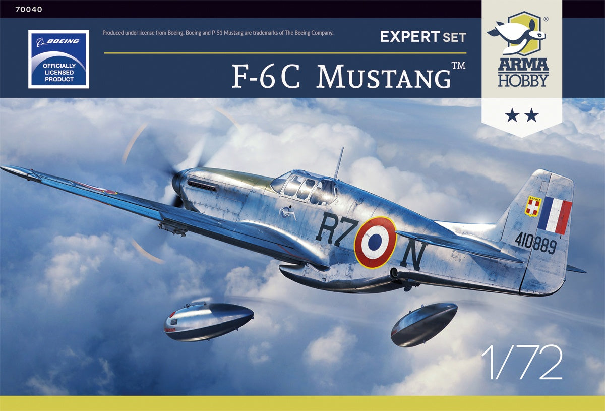 Arma Hobby 1/72 F-6C Mustang Expert Set