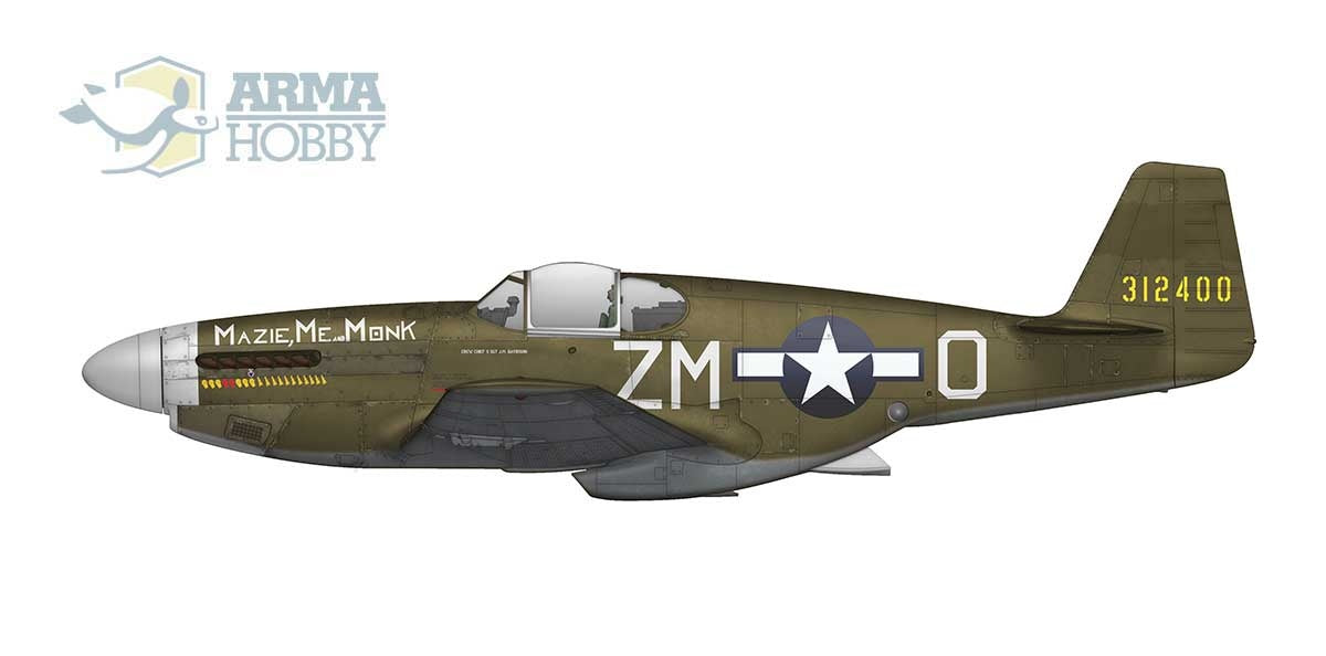 Arma Hobby 1/72 F-6C Mustang Expert Set