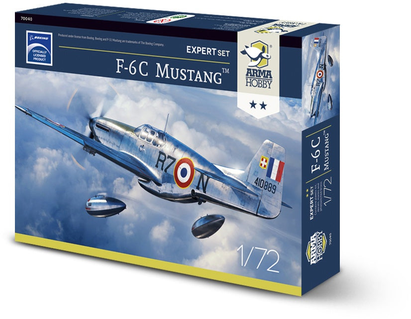 Arma Hobby 1/72 F-6C Mustang Expert Set