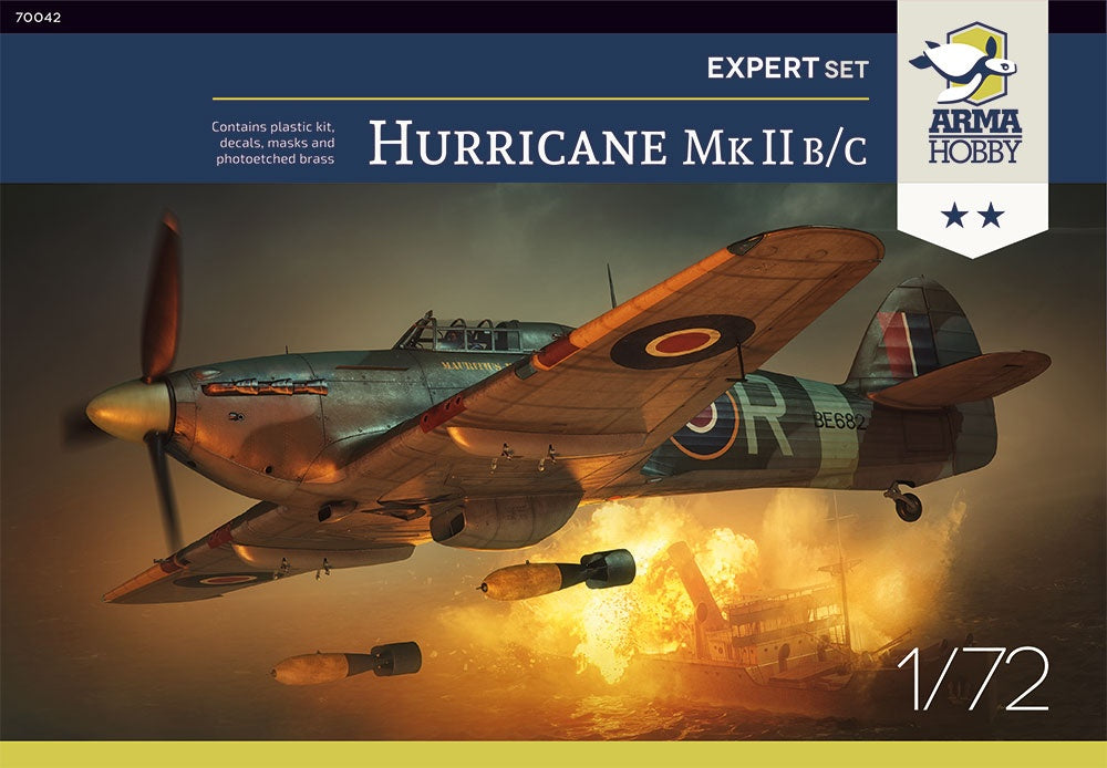 Arma Hobby 1/72 Hurricane Mk II B/C Expert Set