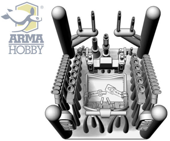 Arma Hobby 1/72 Cactus Air Force Deluxe Set – F4F-4 Wildcat® and P-400/P-39D Airacobra Over Guadalcanal