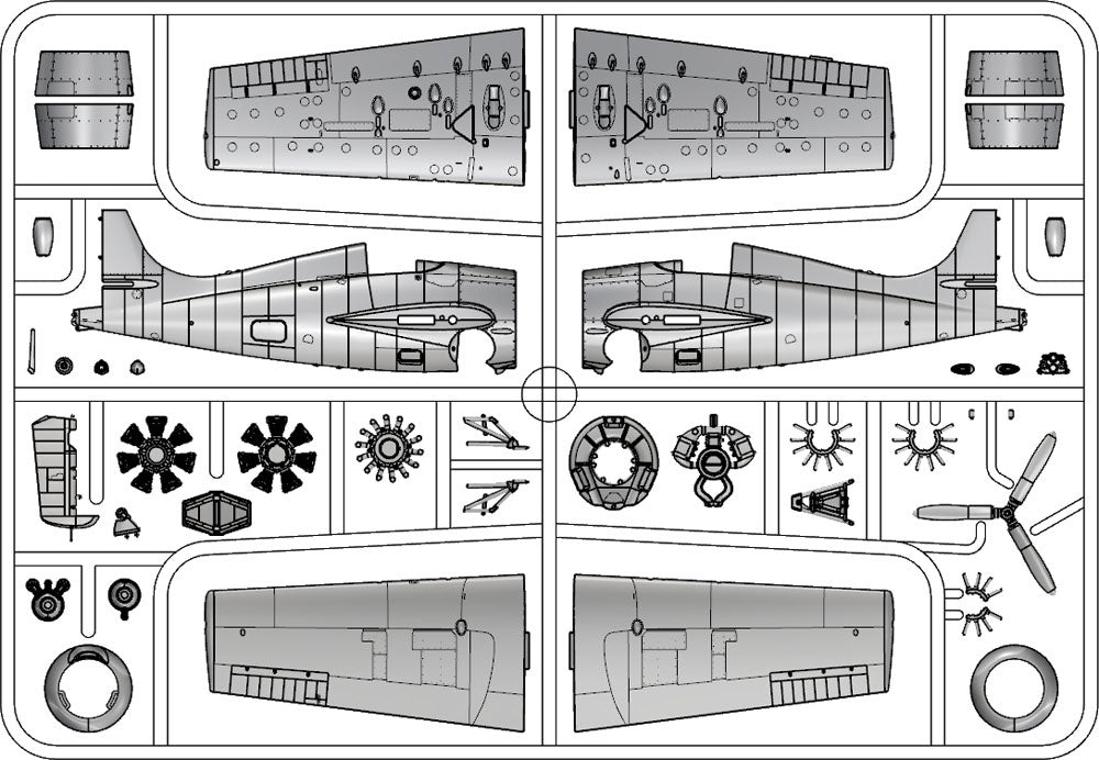 Arma Hobby 1/72 FM-1 & FM-2 Wildcat Deluxe Set