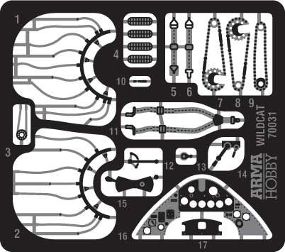 Arma Hobby 1/72 FM-1 & FM-2 Wildcat Deluxe Set