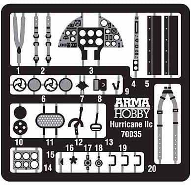 Arma Hobby 1/72 Hurricane Mk II a/b/c Dieppe Deluxe Set