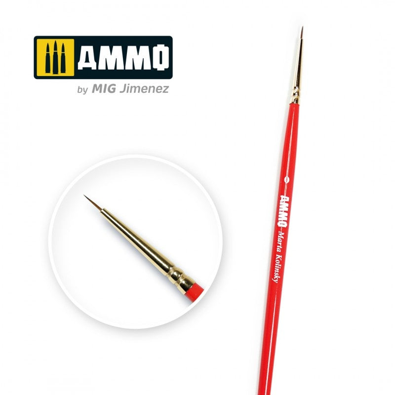 Ammo Mig Ammo Marta Kolinsky Brush, 0