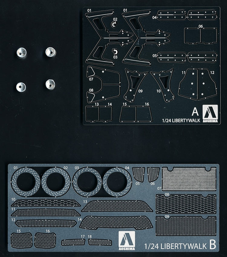 Aoshima LB Works R35 GT-R DETAIL UP Parts