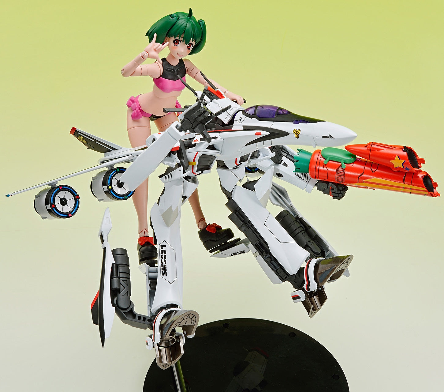 Aoshima MC-09 Series Variable Fighter Girls Macross F VF-25F Messiah Ranka Lee