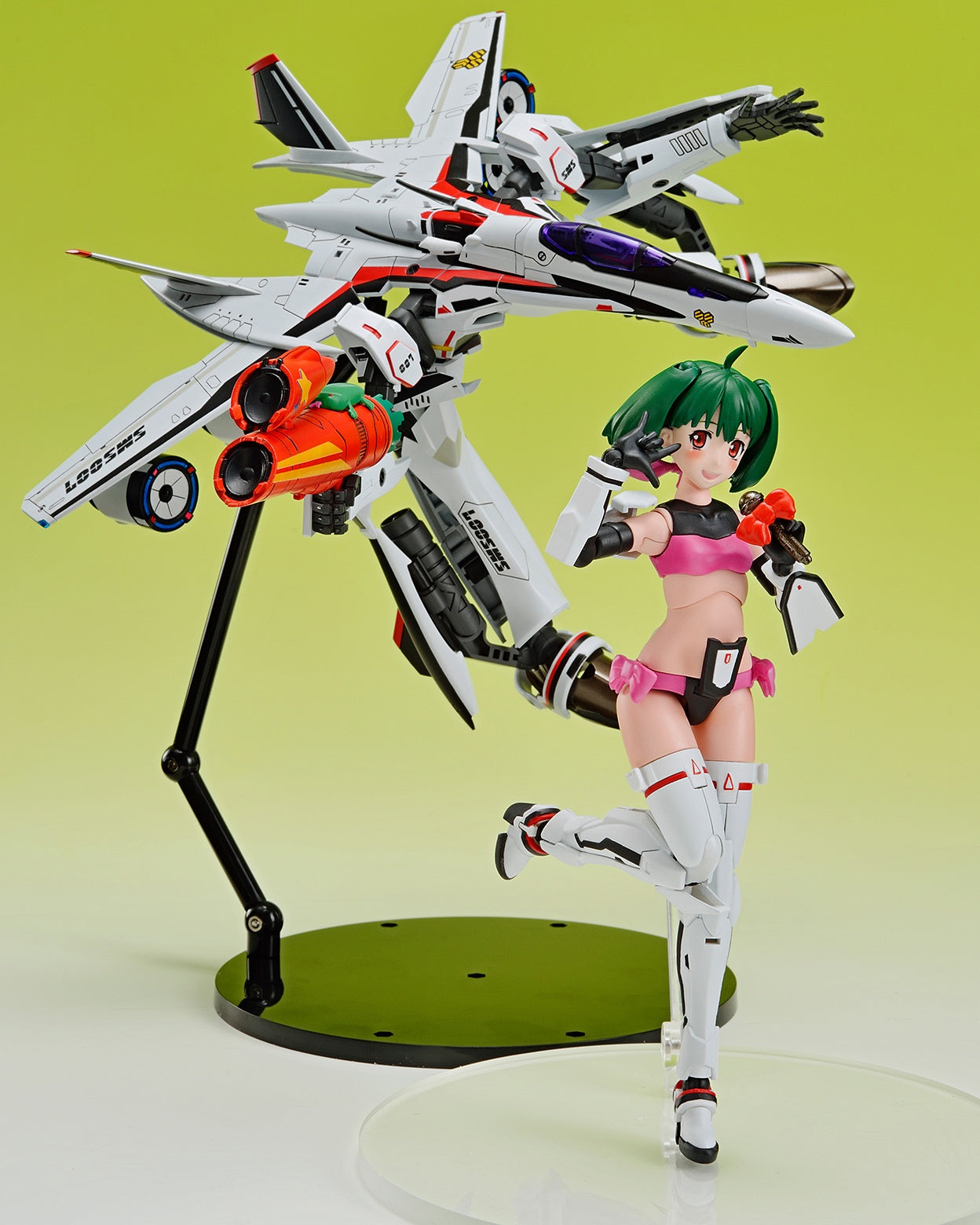 Aoshima MC-09 Series Variable Fighter Girls Macross F VF-25F Messiah Ranka Lee