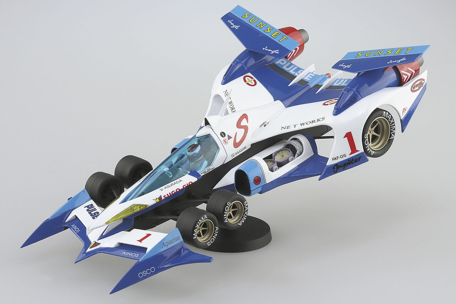 Aoshima 1/24 Cyber Formula ew Asurada AKF-0/G (Lifting Turn Mode)