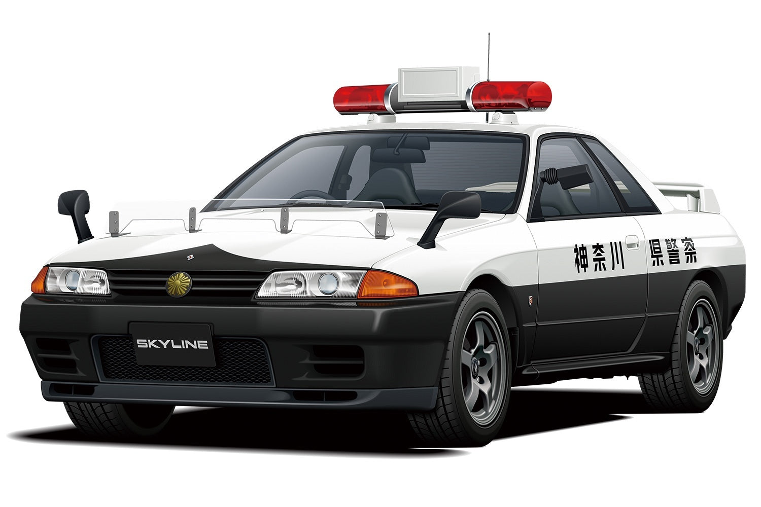 Aoshima 1/24 Nissan BNR32 Skyline GT-R Patrol Car '91