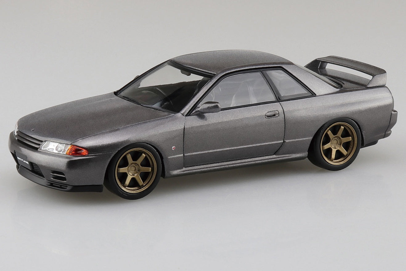 Aoshima 1/32 SNAP KIT Nissan R32 Skyline GT-R Custom Wheels (Gun-gray Metallic)