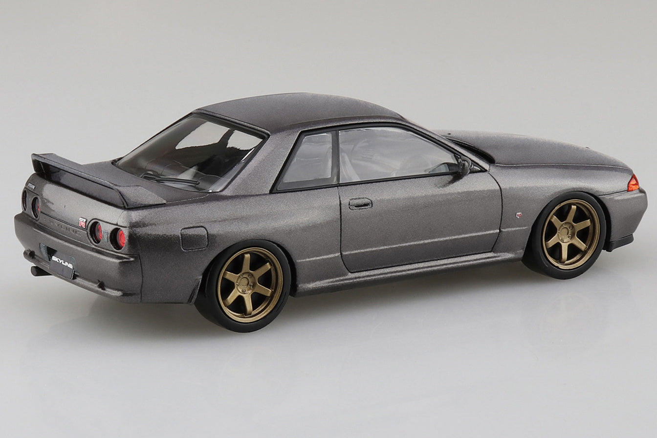 Aoshima 1/32 SNAP KIT Nissan R32 Skyline GT-R Custom Wheels (Gun-gray Metallic)