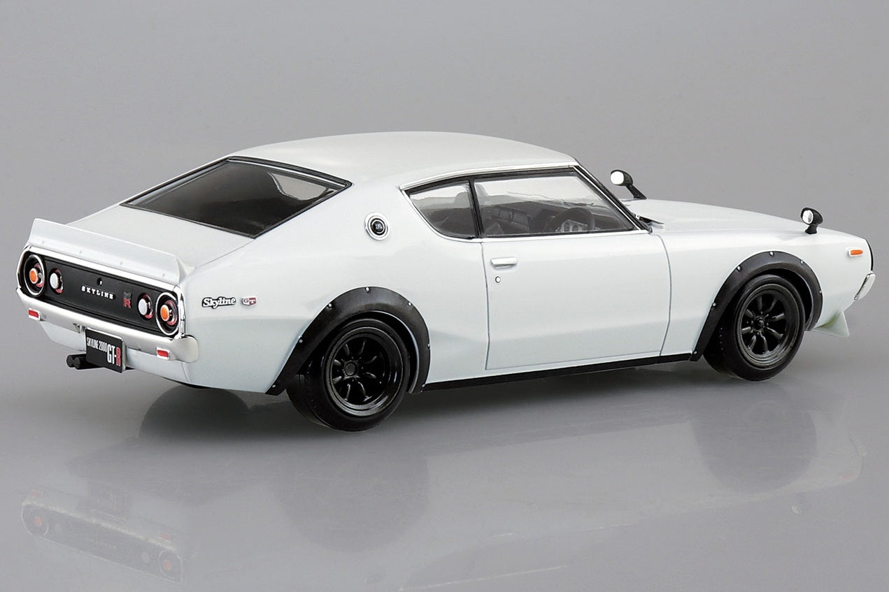 Aoshima 1/32 SNAP KIT #18-SP2 Nissan C110 Skyline GT-R Custom(White)