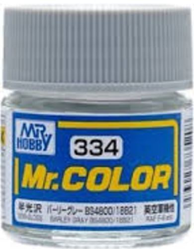 Mr Hobby Mr. Color 334 - Barley Gray BS4800/18B21 (Semi-Gloss/Aircraft)