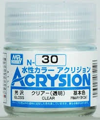 Mr Hobby Acrysion N30 - Clear (Gloss/Primary-For Coat)