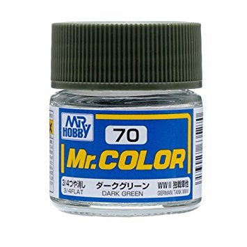 Mr Hobby Mr. Color 70 - Dark Green (Flat/Tank)