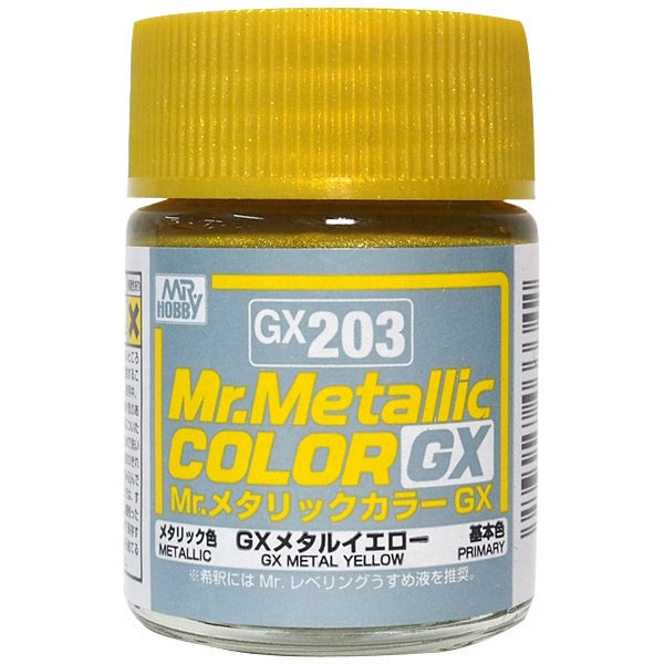 Mr Hobby Mr Color GX 203 Metal Yellow