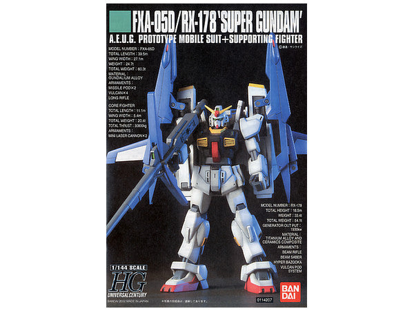 Bandai HGUC 1/144 #35 Super Gundam "Z Gundam"