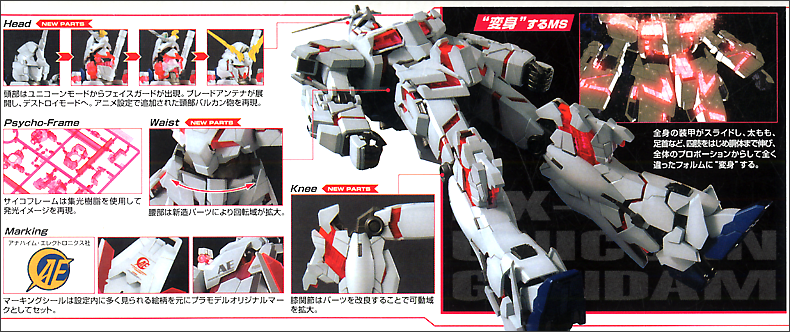 BANDAI Hobby MG Unicorn Gundam (Special Edition)