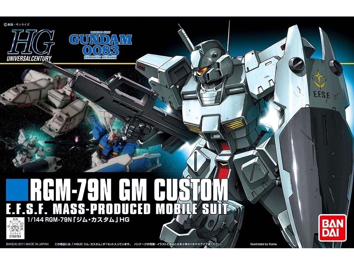 BANDAI Hobby HGUC 1/144 #120 GM Custom